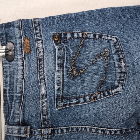 Silver Jean Co Twisted Bootcut Jeans Y2K Midrise Size 29/33 - Picture 4 of 6